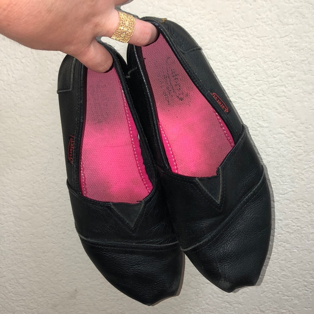 Dirty old women’s shoes